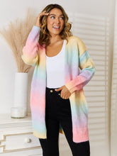 Load image into Gallery viewer, Gradient Open Front Cardigan Sweater
