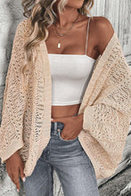 Load image into Gallery viewer, Cardigan Sweater | Openwork Open Front Long Sleeve
