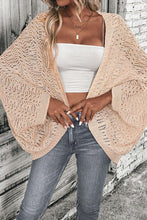 Load image into Gallery viewer, Cardigan Sweater | Openwork Open Front Long Sleeve
