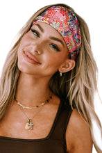 Load image into Gallery viewer, Yoga Headband | Multi-Color Floral Print Non-Slip Wide
