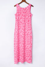 Load image into Gallery viewer, Leopard Print Sleeveless Maxi Dress | Dresses/Maxi Dresses
