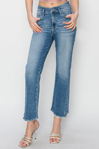 Straight Jeans | RISEN High Rise Slim