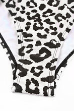 Load image into Gallery viewer, Rose Leopard Patchwork Asymmetric Cutout One Piece Swimsuit | Swimwear/One Piece Swimsuit
