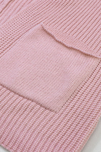 Pink Oversized Fold Over Sleeve Sweater Cardigan | Tops/Sweaters & Cardigans