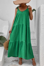 Load image into Gallery viewer, Maxi Dress | Tie-Shoulder Tiered Dress
