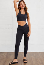 Load image into Gallery viewer, Black Arched Waist Seamless Active Leggings | Activewear/Yoga Pants
