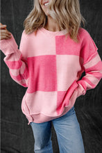 Load image into Gallery viewer, Round Neck Sweater | Exposed Seam Sweater
