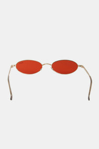 Fashion Accessory-Nicole Lee USA Metal Frame Finley Oval Sunglasses | sunglasses