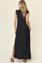 Load image into Gallery viewer, Pink Maxi Dress | Full Size Mock Neck Dress
