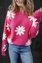 Load image into Gallery viewer, Daisy Sweater | Round Neck Dropped Shoulder Sweater
