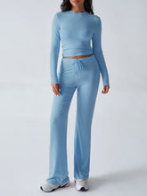 Load image into Gallery viewer, Long Sleeve Top and Pants Set
