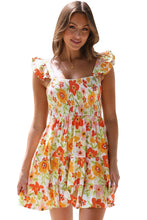 Load image into Gallery viewer, Mini Dress | Multi-Color Ruffled Sleeveless High Rise Floral
