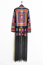 Load image into Gallery viewer, Fringe Tied Long Sleeve Cardigan
