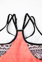 Load image into Gallery viewer, Pink Printed Lined Tankini Swimsuit | Swimwear/Tankinis
