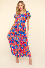 Load image into Gallery viewer, Maxi Dress | Floral Ruffled Dress with Side Pockets
