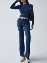 Load image into Gallery viewer, Long Sleeve Top and Pants Set
