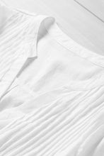 Load image into Gallery viewer, White Rekindle Eyelet Button Up Top
