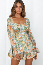 Load image into Gallery viewer, Romper | Floral Sweetheart Neck Romper
