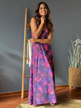 Load image into Gallery viewer, Womens Cami Dress | Twisted Printed V-Neck Cami Dress | maxi dress
