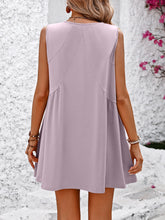 Load image into Gallery viewer, Womens Mini Dress | V-Neck Sleeveless Mini Dress | Dresses/Mini Dresses
