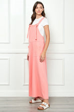 Load image into Gallery viewer, Pink Overalls | Wide Strap French Terry Overalls
