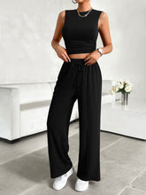 Load image into Gallery viewer, Activewear Set | Mock Neck Top and Drawstring Pants Set
