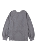 Load image into Gallery viewer, Gray Exposed Seam Twist Open Back Oversized Sweatshirt
