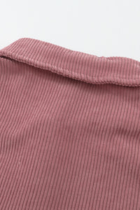 Pink Corduroy Button Pocket Shirt | Tops/Blouses & Shirts