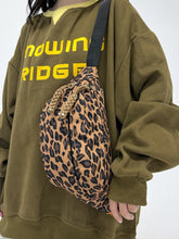 Load image into Gallery viewer, Leopard Nylon Crossbody Bag
