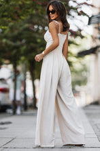 Load image into Gallery viewer, Wide Leg Jumpsuit | Spaghetti Straps Pleated High Waist
