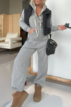 Load image into Gallery viewer, Drawstring Jumpsuit | Full Size Long Sleeve Jumpsuit
