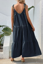 Load image into Gallery viewer, Maxi Dress | Tie-Shoulder Tiered Dress
