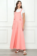 Load image into Gallery viewer, Pink Overalls | Wide Strap French Terry Overalls
