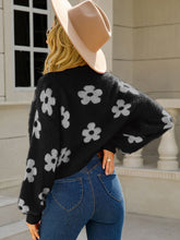 Load image into Gallery viewer, Angel Wings Flower Cardigan Sweater
