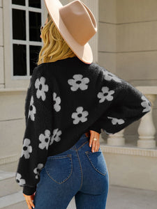 Angel Wings Flower Cardigan Sweater