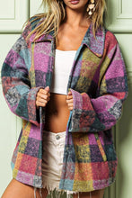 Load image into Gallery viewer, Plaid Jacket | Multi-Color Pocketed Shacket
