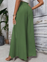 Load image into Gallery viewer, Wide Leg Pants | Tied High Waist Wide Leg Pants
