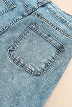 Load image into Gallery viewer, Sky Blue Cool Cargo Style Wide Leg Jeans | Bottoms/Jeans
