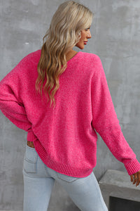 Rose Buttons Front Pocketed Sweater Cardigan | Tops/Sweaters & Cardigans