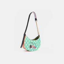 Load image into Gallery viewer, Vegan Leather Polka Dot Shoulder Bag
