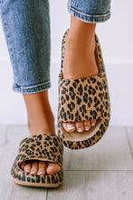 Load image into Gallery viewer, Leopard Print Thick Sole Slip On Slippers | Shoes &amp; Bags/Slippers
