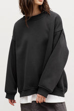 Load image into Gallery viewer, Oversize Round Neck Sweatshirt | Dropped Shoulder
