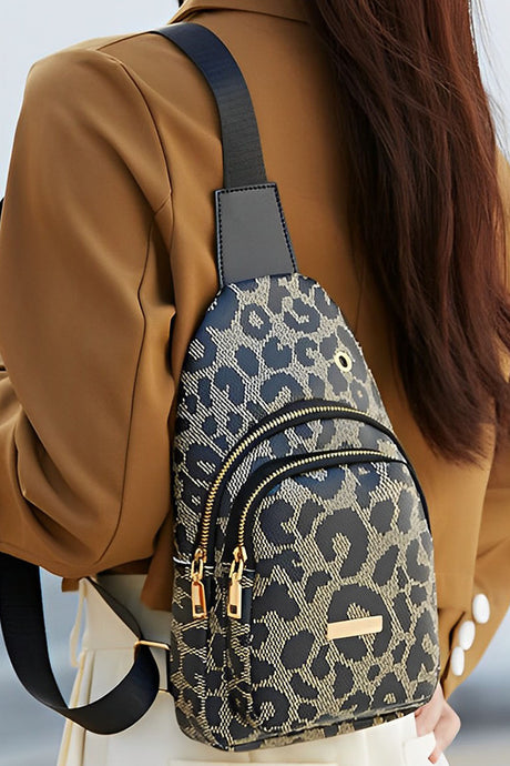 Leopard Print PU Sling Bag | Shoes & Bags/Crossbody Bags