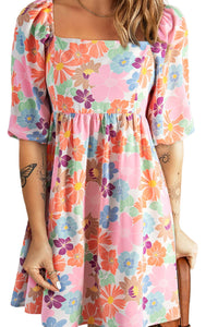 Womens Mini Dress | Printed Half Sleeve Mini Dress | Dress