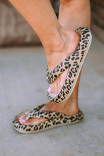 Load image into Gallery viewer, Leopard Print Thick Sole Flip Flops | Shoes &amp; Bags/Slippers
