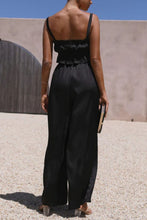 Load image into Gallery viewer, Wide Leg Pants Set | Ruffled Sleeveless Top and Pants
