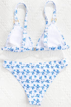 Load image into Gallery viewer, Womens Swimsuit | Floral Ring Detail Bikini Set
