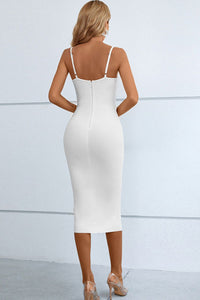 Cocktail Dress | Cutout Spaghetti Strap Bodycon Dress