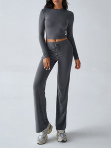 Long Sleeve Top and Pants Set