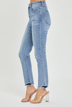 Load image into Gallery viewer, RISEN Full Size High Rise Frayed Hem Skinny Jeans
